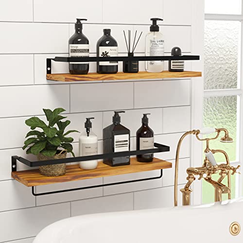 Soduku Floating Shelves Wall Mounted Storage Shelves For Kitchen, Bathroom,Set Of 2 #TOP1