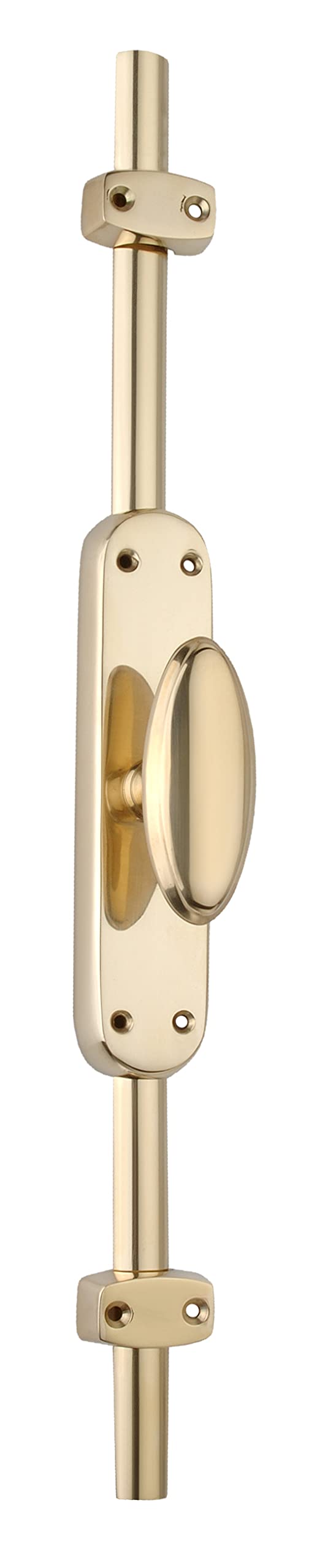 Euroart Oval Knob Door Espagnolette Bolt/Cremone Bolt Upto 2500Mm Polished Brass