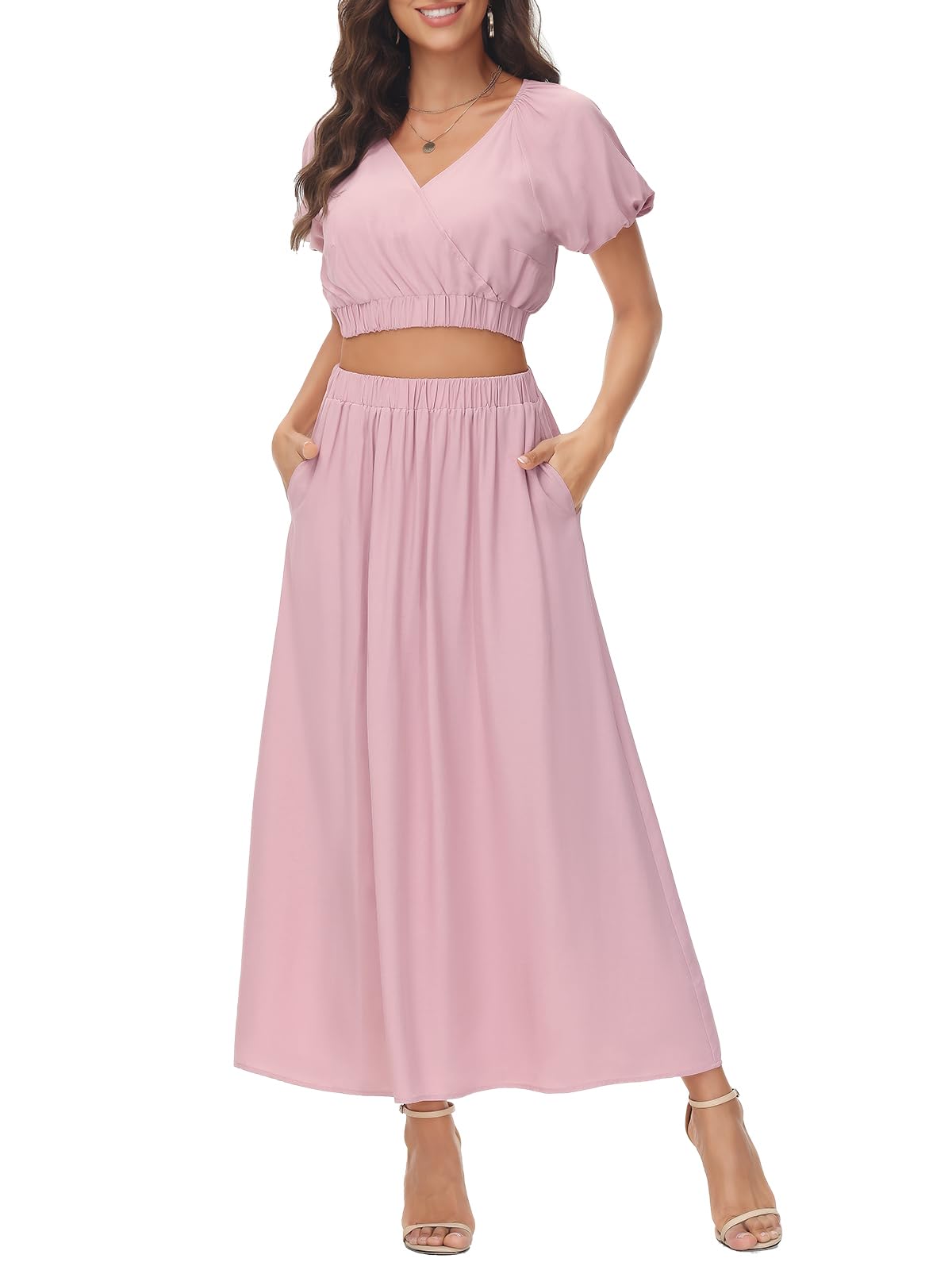 Photo 1 of PHISOCKAT 2 Piece Skirt Outfits for Women (Small)