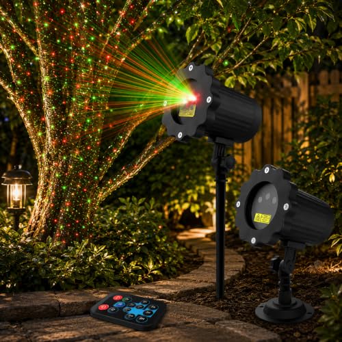 Fimilo Firefly Laser Projector Light, RGB Laser Landscape Lights Outdoor