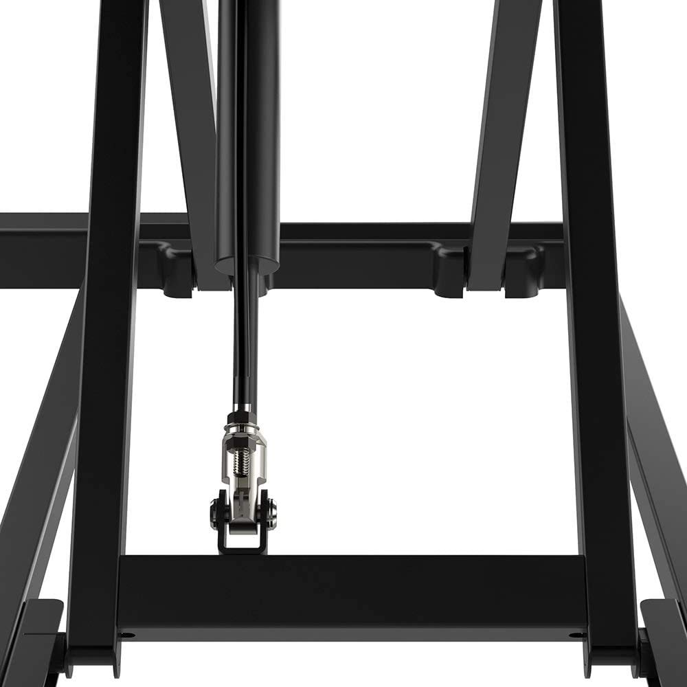 bonVIVO Scrivania Regolabile Altezza Sit Stand per PC e Ufficio | Postazione ergonomica per alternare lavoro seduto e in piedi. Ideale per casa, studio e ufficio.