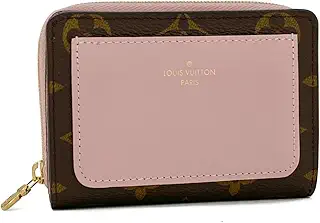 LOUIS VUITTON(ルイヴィトン)財布二つ折りウォレットポルトフォイユ・ルーラウンドファスナーモノグラムローズ・バレリーヌピンクブラウンM82378