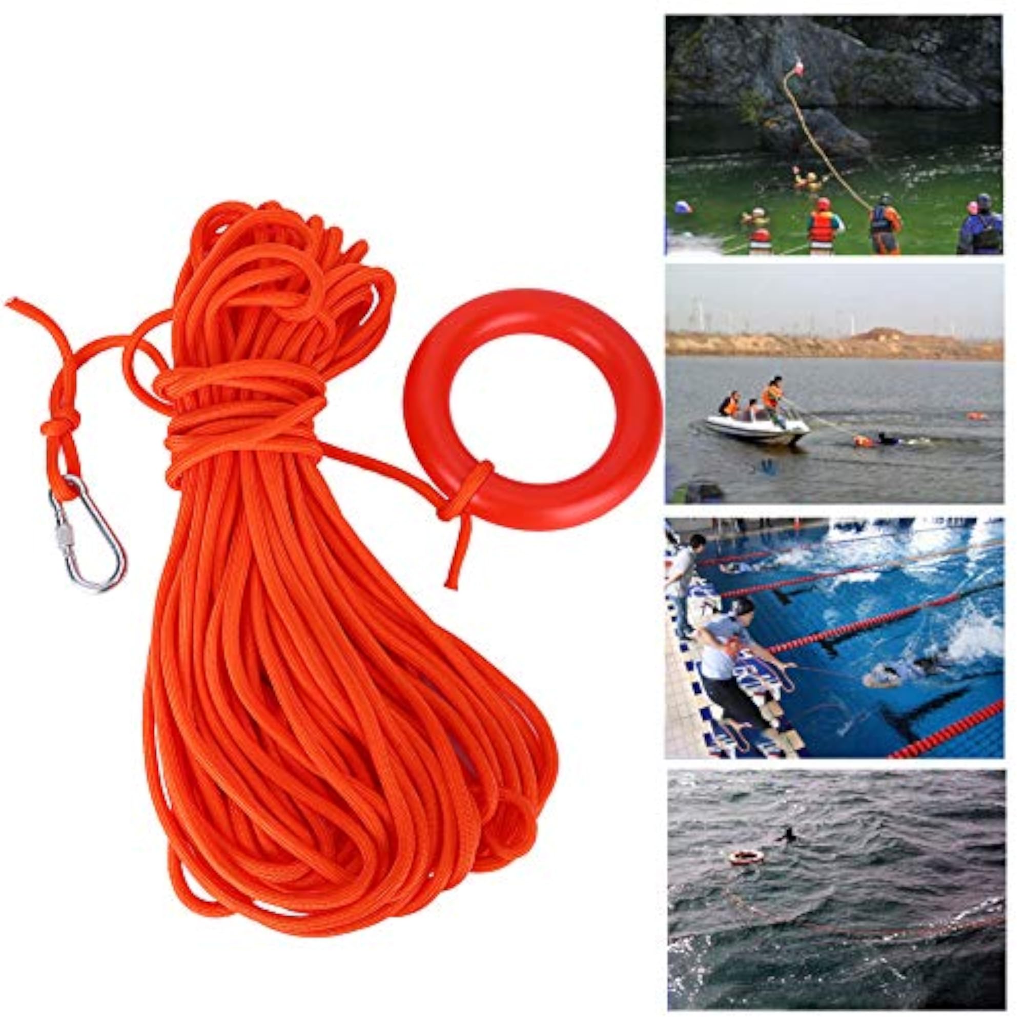 Portable Lifeguard Rescue Rope for Swimming