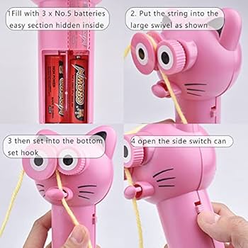 ロープランチャー ロープ発射機 ロー 子供 面白い猫 おもちゃ ピンク Amazon.co.jp: ロープランチャー ロープ発射機 ロープランチャー