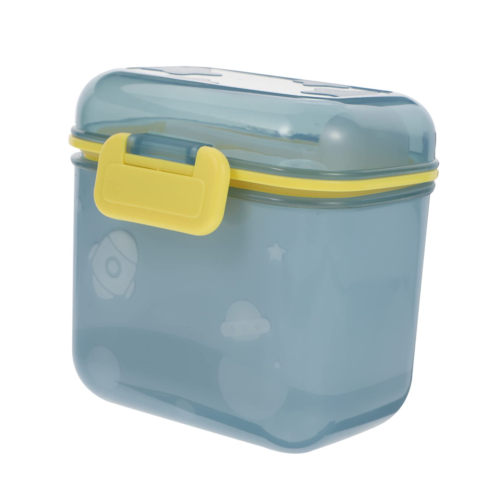 BESPORTBLE 1pc Milk Powder Dispenser with Spoon Airtight Storage Container for Food Snacks Portable Design Blue Leak Formula Holder for Go Convenience