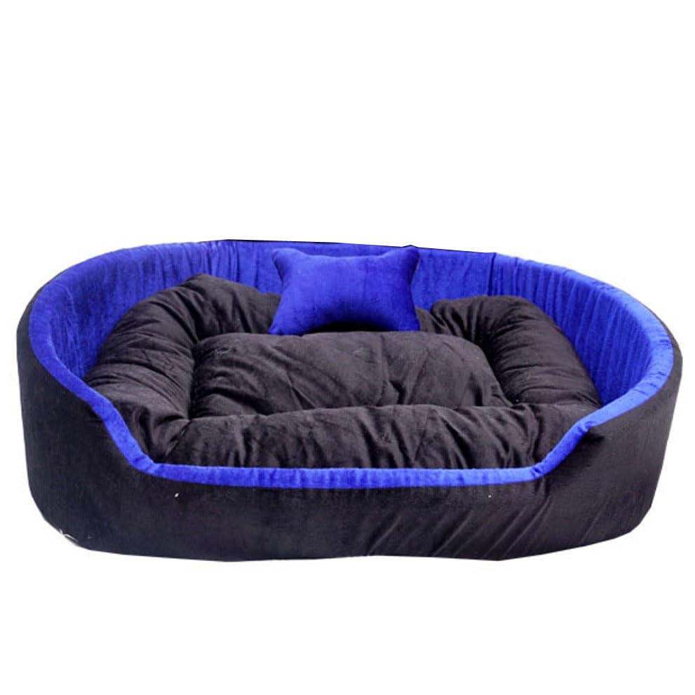 Sanvi Dog Beds Rectangular with Haddi Dog Beds Orthopedic for Dogs and Cat (XL, Blue & Black) (B0CWD6LPXV) Amazon Price History, Amazon Price Tracker