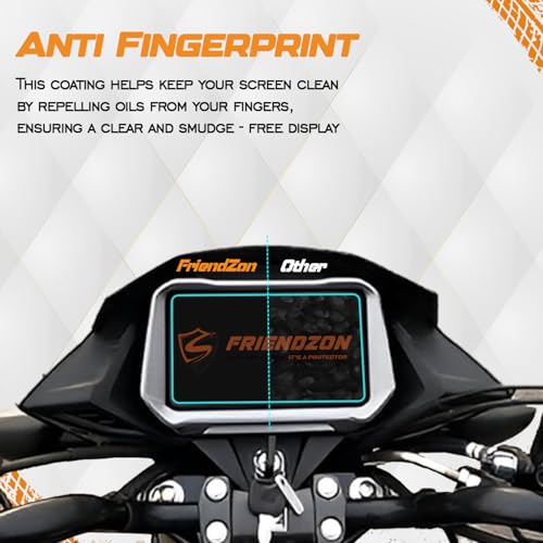 Image of FriendZon 9H Screen Guard for Honda SP 160 2025 || TFT Digital Display Instrument Cluster Protector || Anti Scratch || Anti Fingerprint || Water Resistant || HD Clear [Not Tempered Glass] (Pack of 1)
