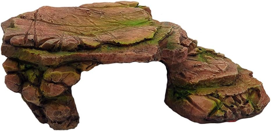 Norgail Turtle Platform - Rectangular Aquarium Fish Tank Adjustable Turtle Basking Platform Reptile Resting Terrace Tortoise Climbing Platform