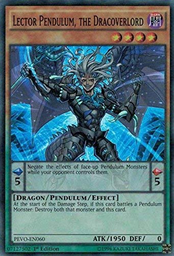 Yugioh 1st Ed Lector Pendulum The Dracoverlord Pevo En060 Super | Desertcart Fiji Yugioh 1st Ed Lector Pendulum The Dracoverlord Pevo En060 Super | Desertcart Fiji