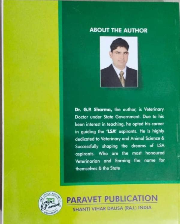 Image of PARAVET LSA BOOK