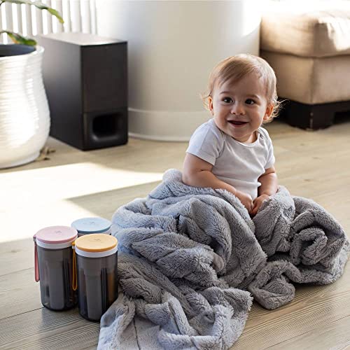 Teeny Travels Baby Bottle Cleaning Kit - Extendable Silicone Cleaning Brush, Built In Drying Rack, Straw Cleaner And Nipple Brush - Easy To Clean, Made For Travel, Family Friendly (Pink) #TOP5