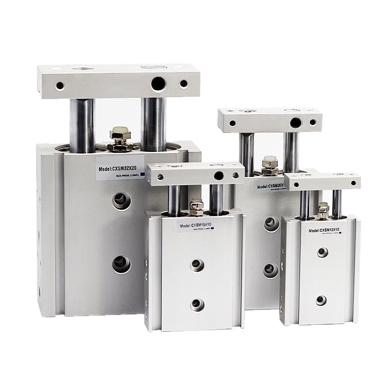 Vérin pneumatique pour corriger les défauts d'alignement avec double axe TR