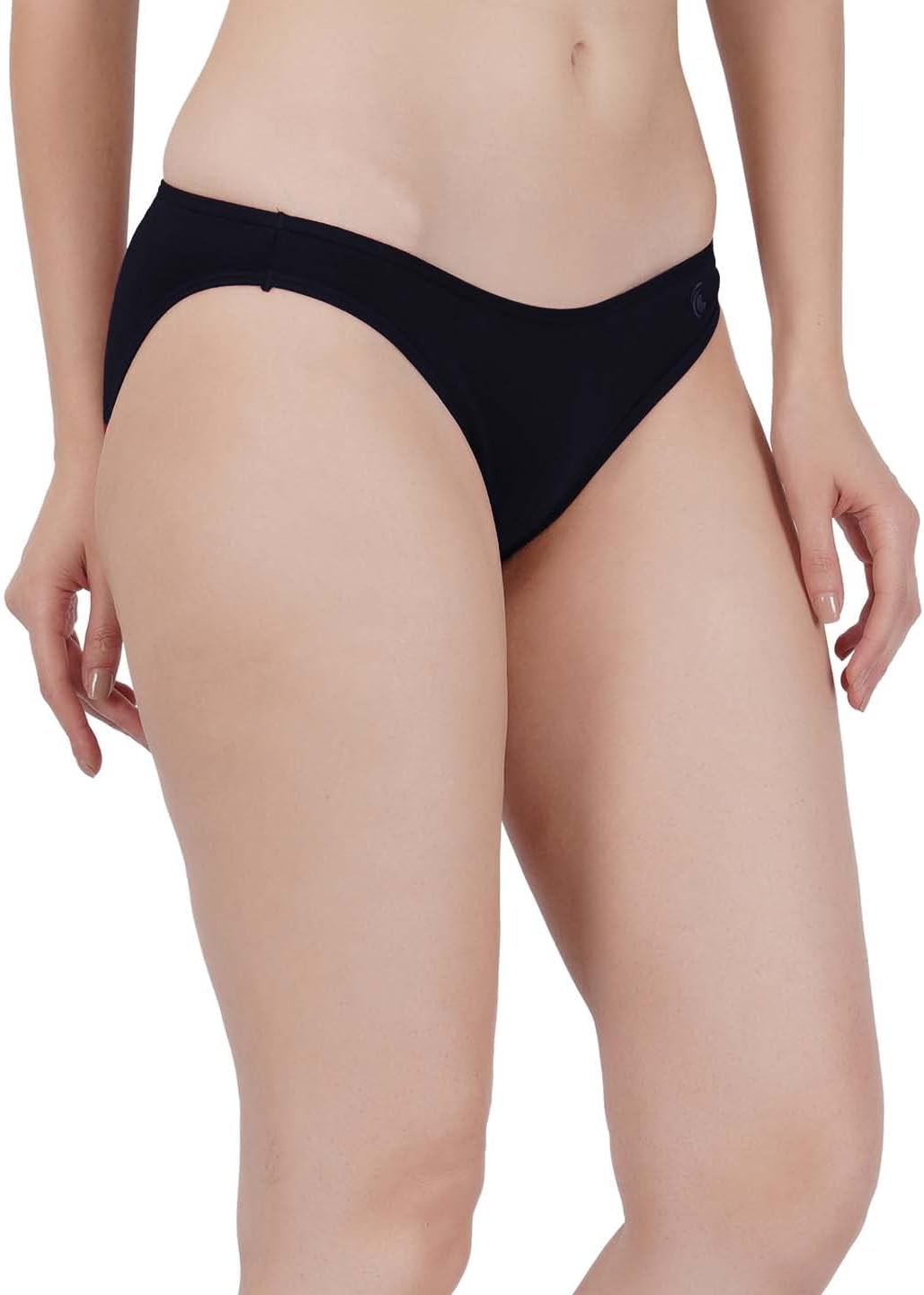 ImperativeWomen's Super Combed Cotton Elastane Stretch Low Waist Bikini Breifs/Panties with Concealed Waistband and StayFresh Treatment (Pack of 3_Colors & Prints May Vary)