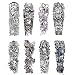 Adecco LLC 8 Sheets Full Arm Temporary Tattoos, Extra Large Fake Tattoos For Men and Women, Waterproof Body Art Stickers