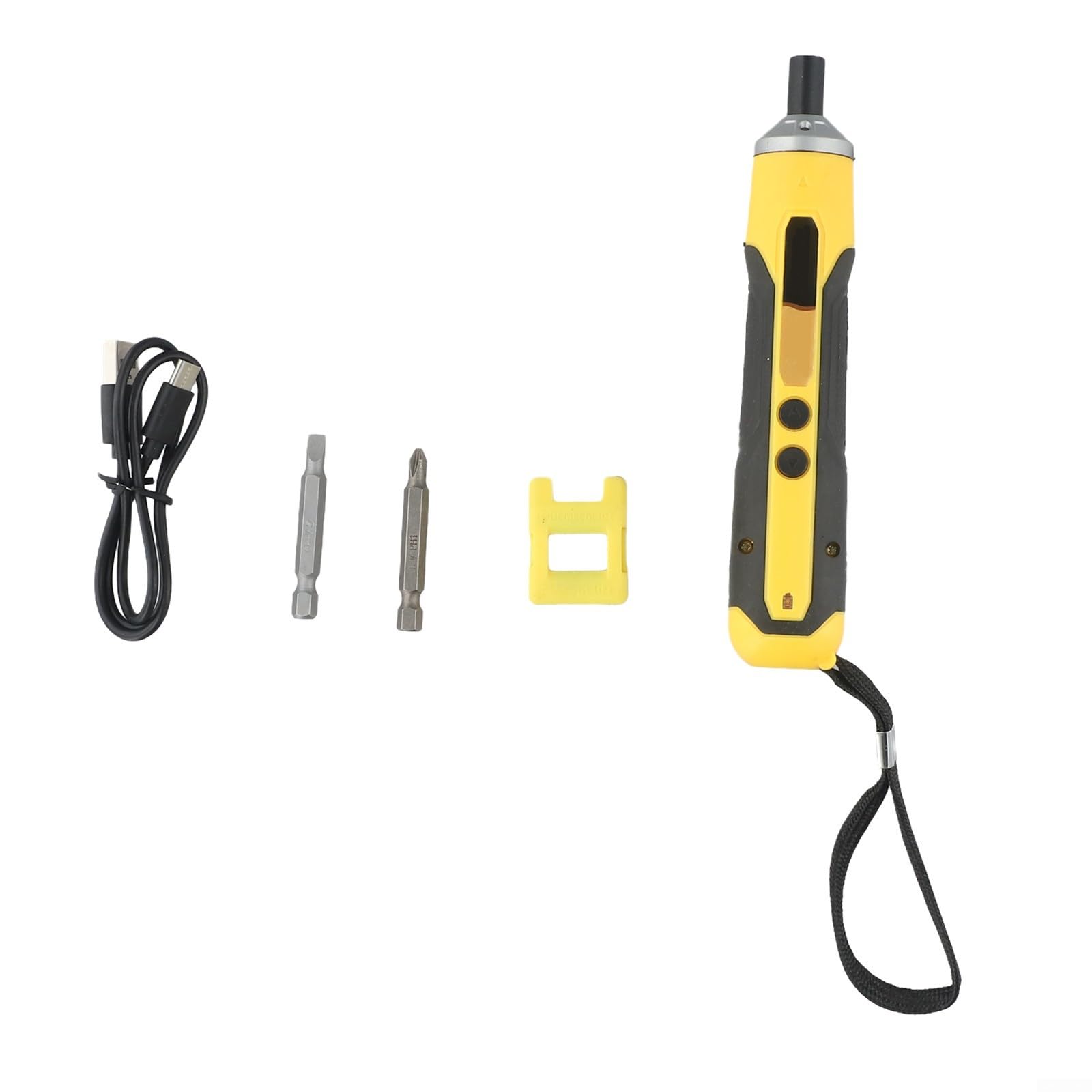 Ensemble de tournevis électriques sans fil 6,8 V - Tournevis rechargeable - Outil électrique - Batterie rechargeable - Mini perceuse magnétique - 162 x 30 x 10 mm (A)