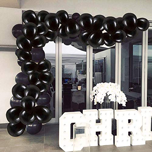 Przyjecie HLT-72 Black Balloons Latex Party Balloons thumb #4