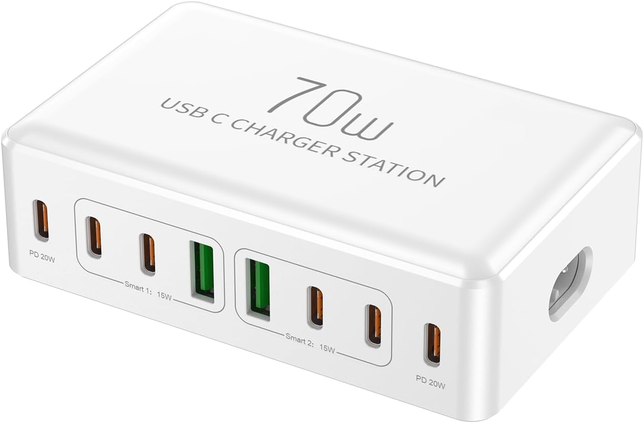 Amazon.co.jp 70W Rapid Charger, iPhone AC Adapter, TypeC Adapter, USB