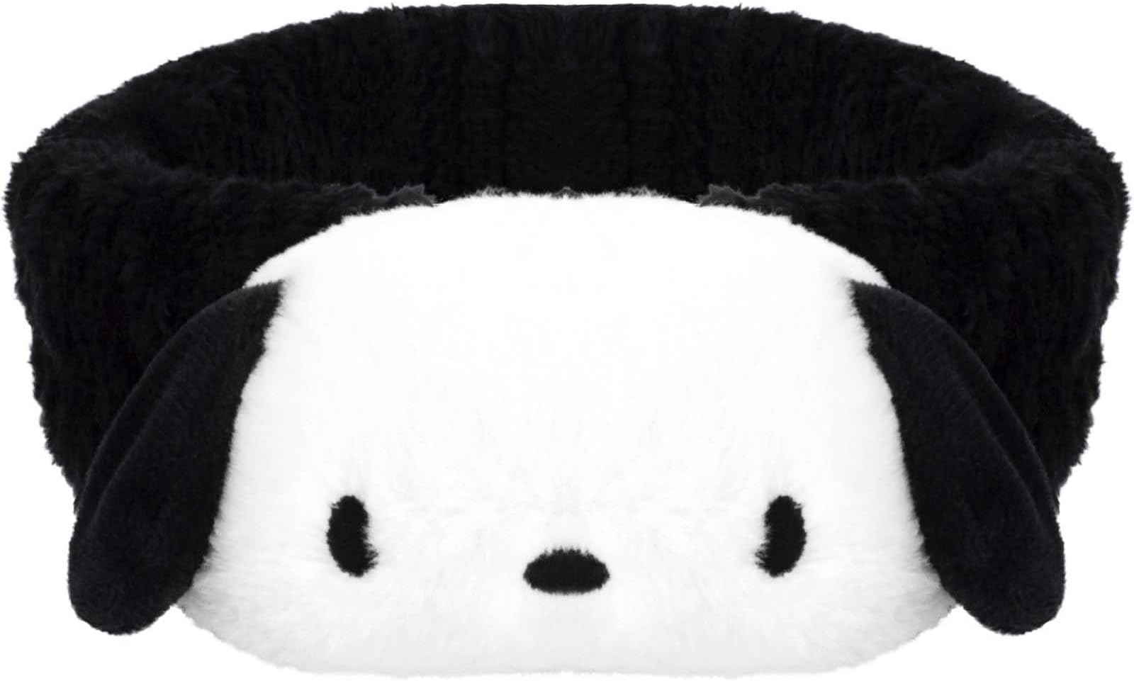 Kawaii Spa Headband for Washing Face, Make Up, Party; Soft, Stretchy, Comfortable; Black; 1 Count (Pack of 1) for Women