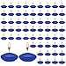 HA BIN 60 Pezzi Candele Galleggianti, 38 mm, Non Profumate, per Matrimoni, Notti Romantiche, Addii al Nubilato, Decorazioni (Blu) immagine