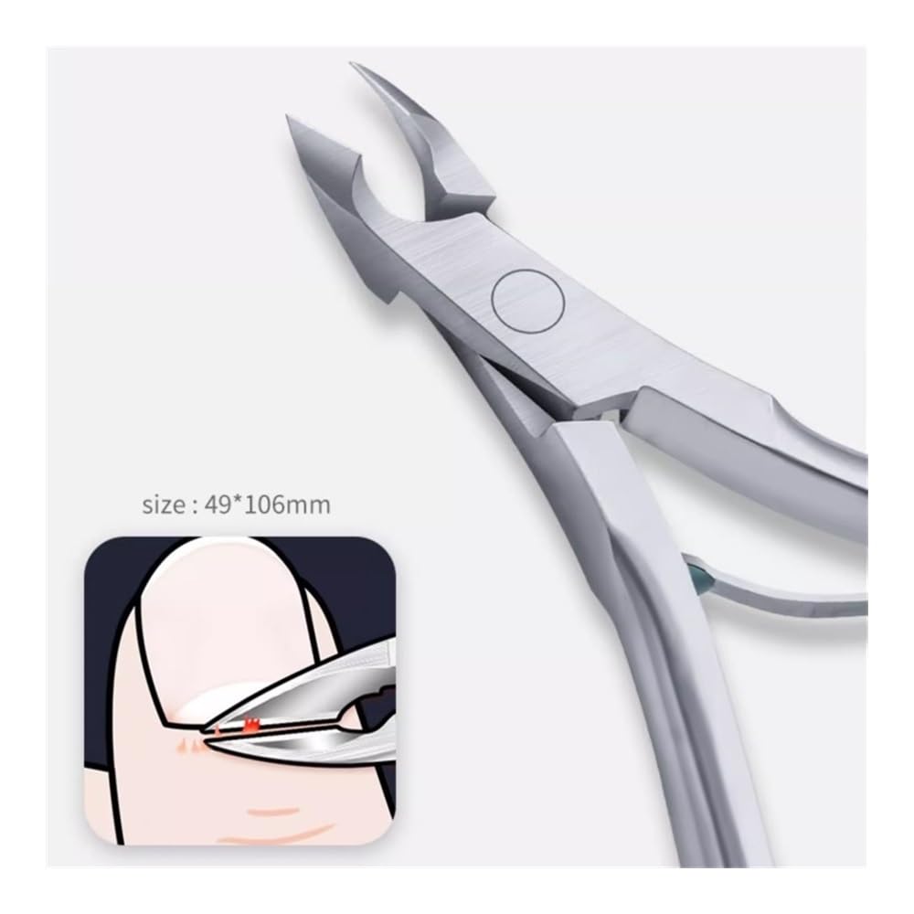 Set di tagliaunghie, set manicure per uomo, kit professionale per unghie, set di tagliaunghie, 13 pezzi, kit per la cura delle unghie in acciaio inossidabile, kit per pedicure da uomo con tagliaunghie