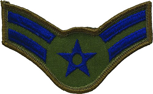 USAF Chevron Subdued BDU (Pair) (Small, A1C Airman First Class)