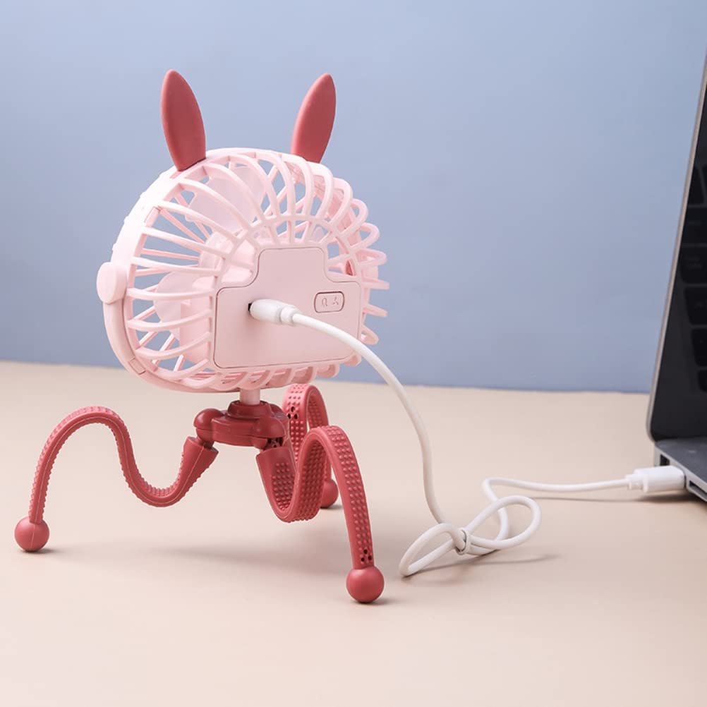 OrLue Ventilatore Portatile da Passeggino, ini Ventilatore USB C da