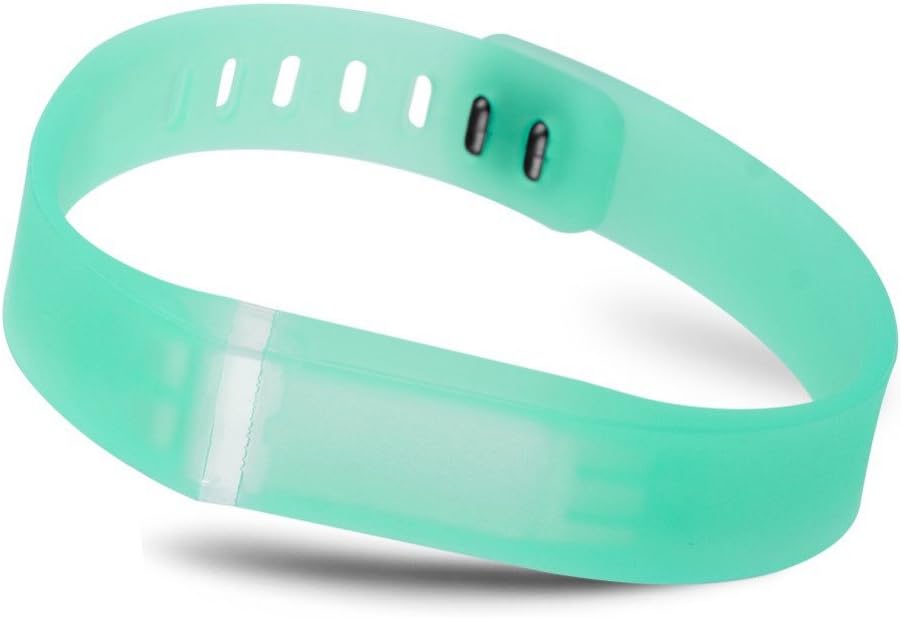 i-smile 1PC Replacement Bands with Metal Clasps for Fitbit Flex / Wireless Activity Bracelet Sport Wristband / Fitbit Flex Bracelet Sport Arm Band (No tracker, Replacement Bands Only) & 1pc Black Silicon Fastener Ring