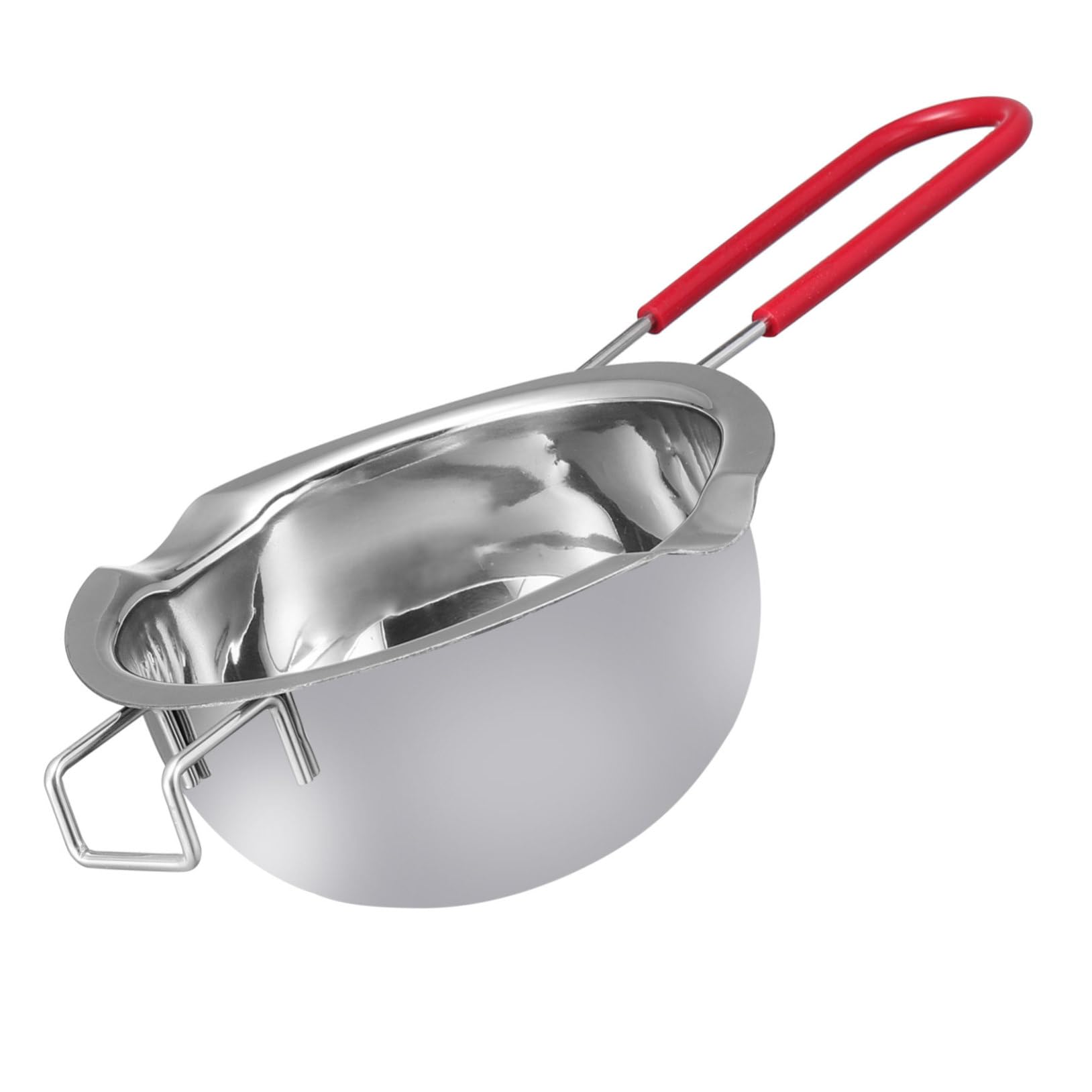 TIDTALEO 1pc Stainless Steel Chocolate Melting Pot Handle Material Butter and Cheese Warmer for Candy Melting for Wax and Ergonomic Design