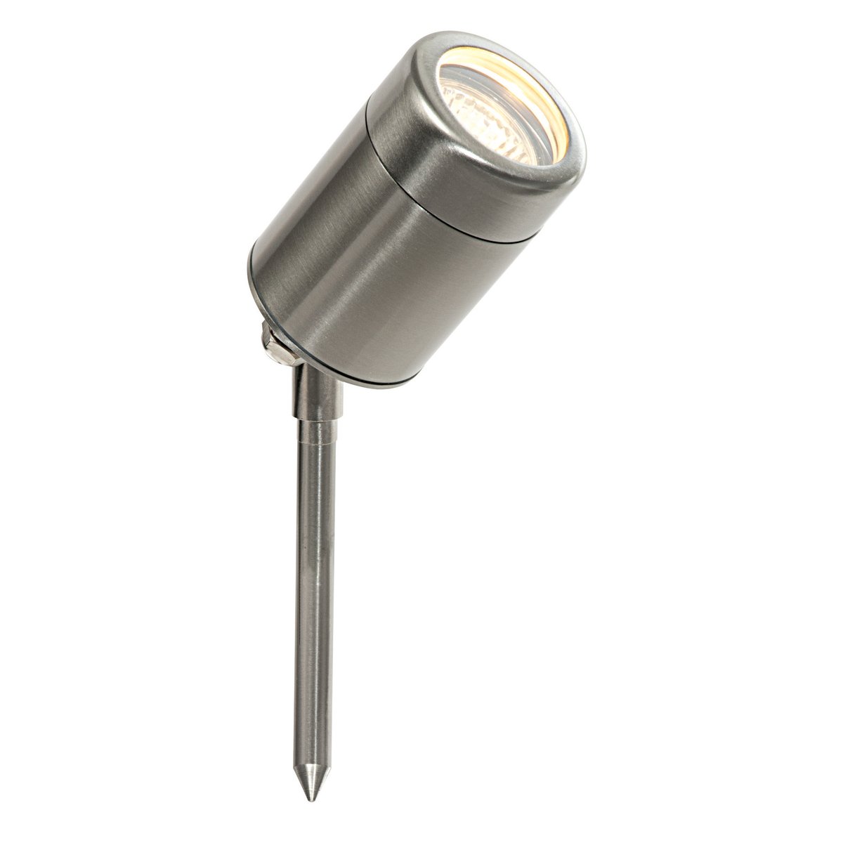 Atlantis Marine Grade Stainless Steel Exterior Outdoor Garden GU10 Light Spotlight Floor Spike Light - Ideal for Coastal Areas IP65 Rated
