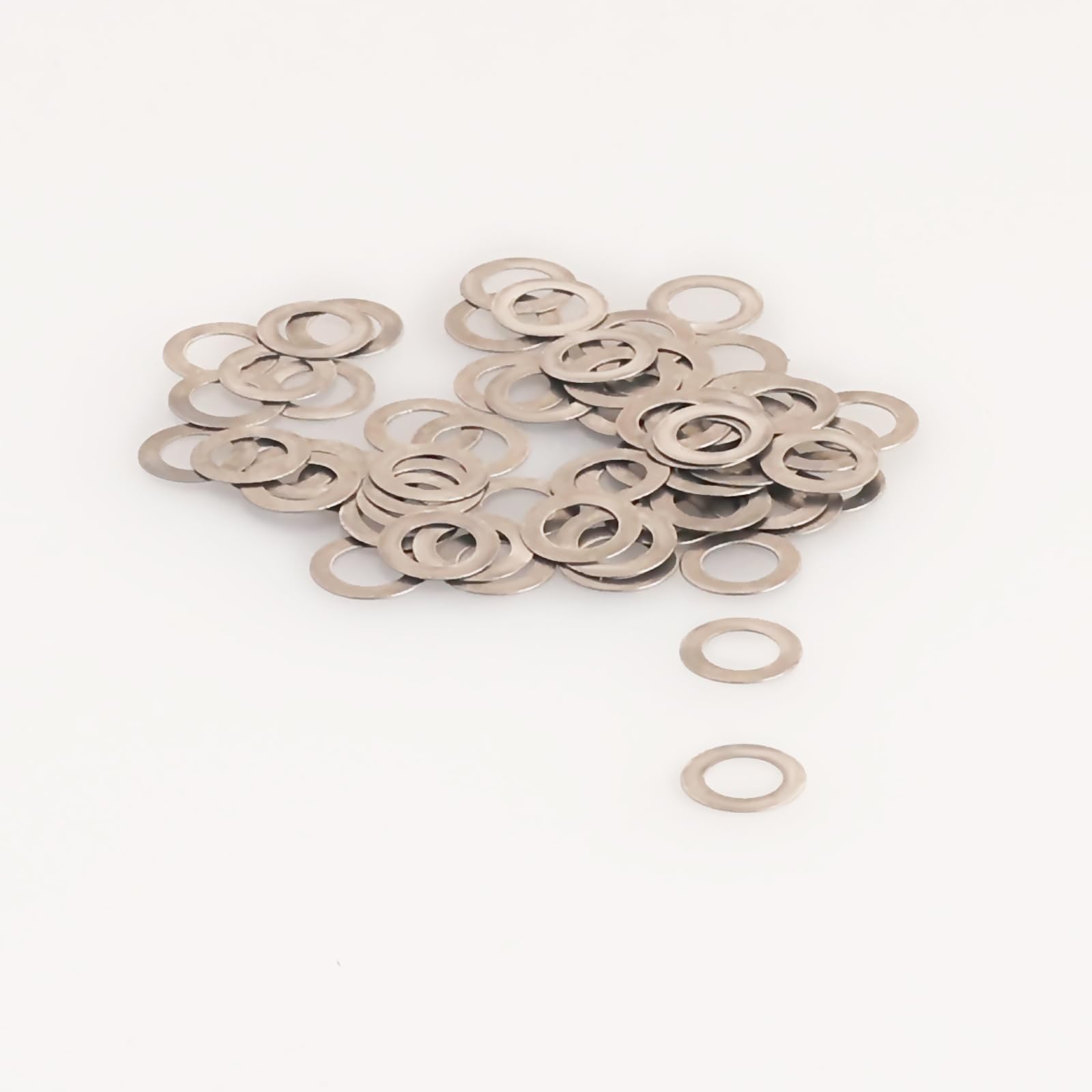 Lot de 250 cales en acier M3 x 5 mm pour boîtes de vitesses Airsoft AEG Ver.2/3/7 (0,1 mm, 0,2 mm, 0,3 mm, 0,5 mm d'épaisseur)