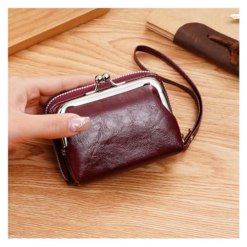 Womans Handbags Coin Purse Cards Holder Leather Billfold Wallet(E)