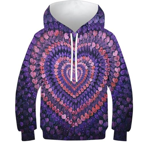 Sweat Amour pour adolescent : le pull à capuche pour les sorties d'hiver en famille