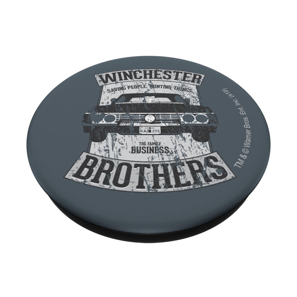 Supernatural Winchester Brother's Impala PopSockets Swappable PopGrip, Black - Image 2