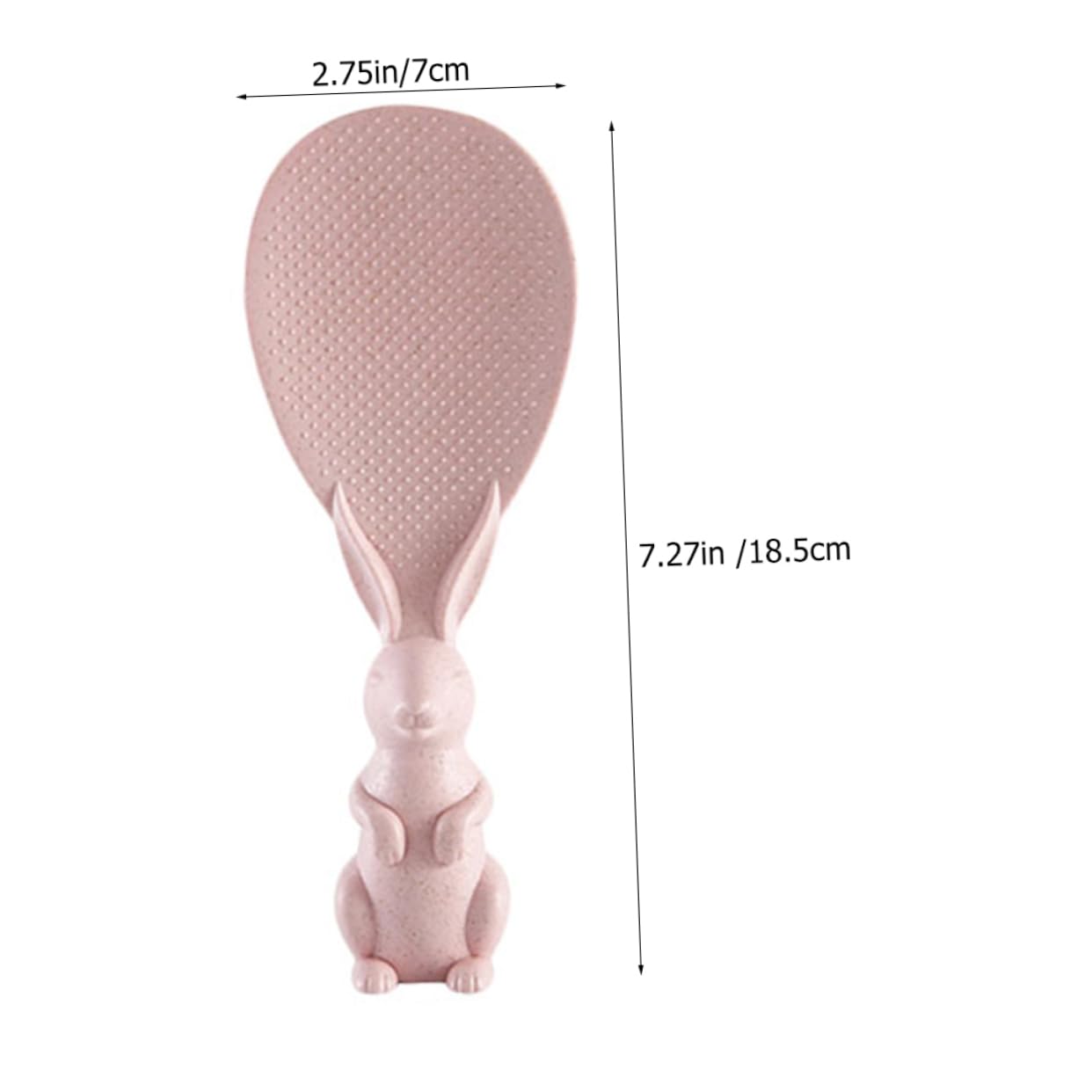 SOLUSTRE 24Pcs Cute Rabbit Design Rice Paddle Non Stick Standing Rice Spoon Kitchen Utensils for Easy Serving and Scratch Resistant for Home Cooking