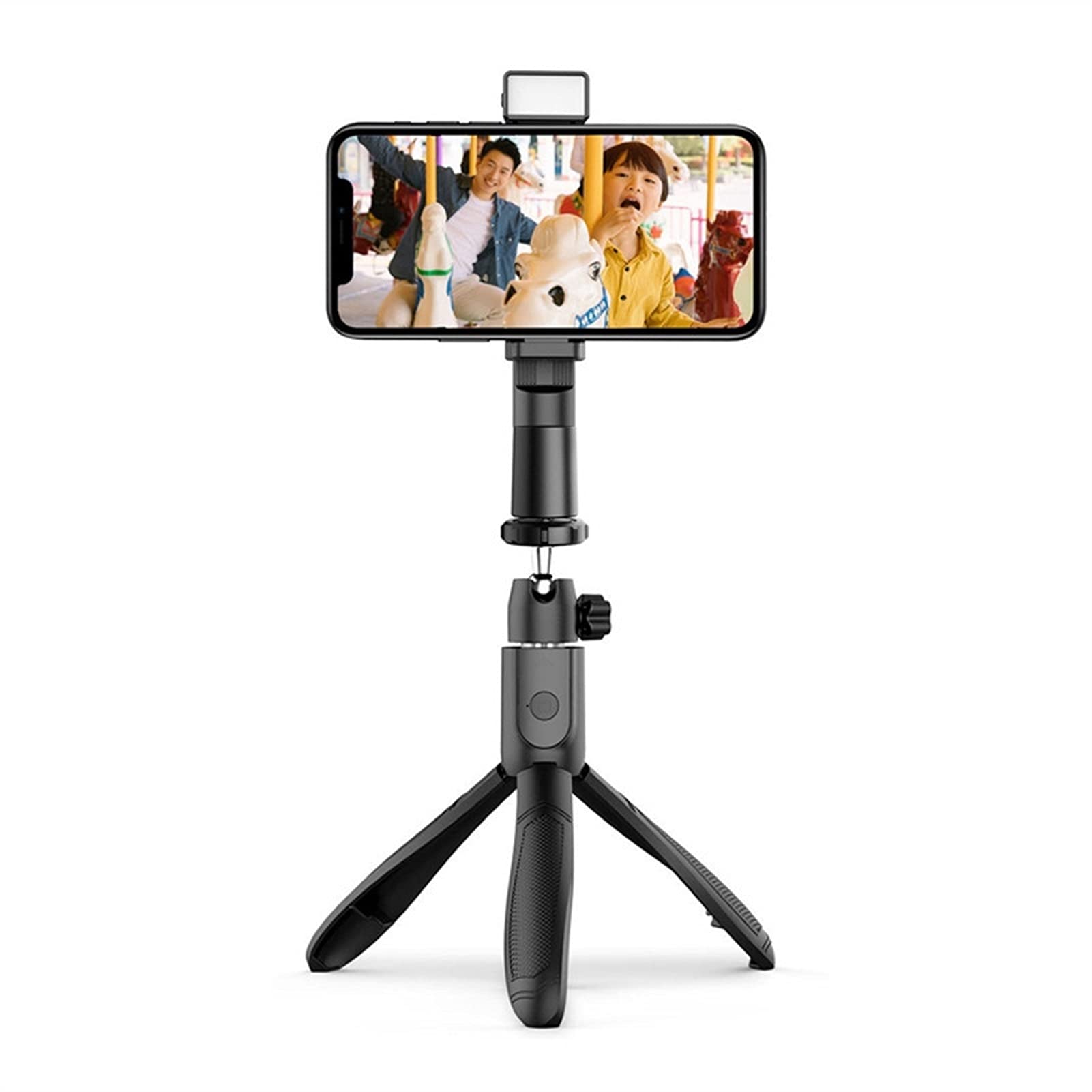 SCRUBY HFES Selfie Stick, 360 gradi intelligente anti-shake palmare Follow-Up Pan/Tilt, supporto telefono dimensioni 4-6.5 pollici