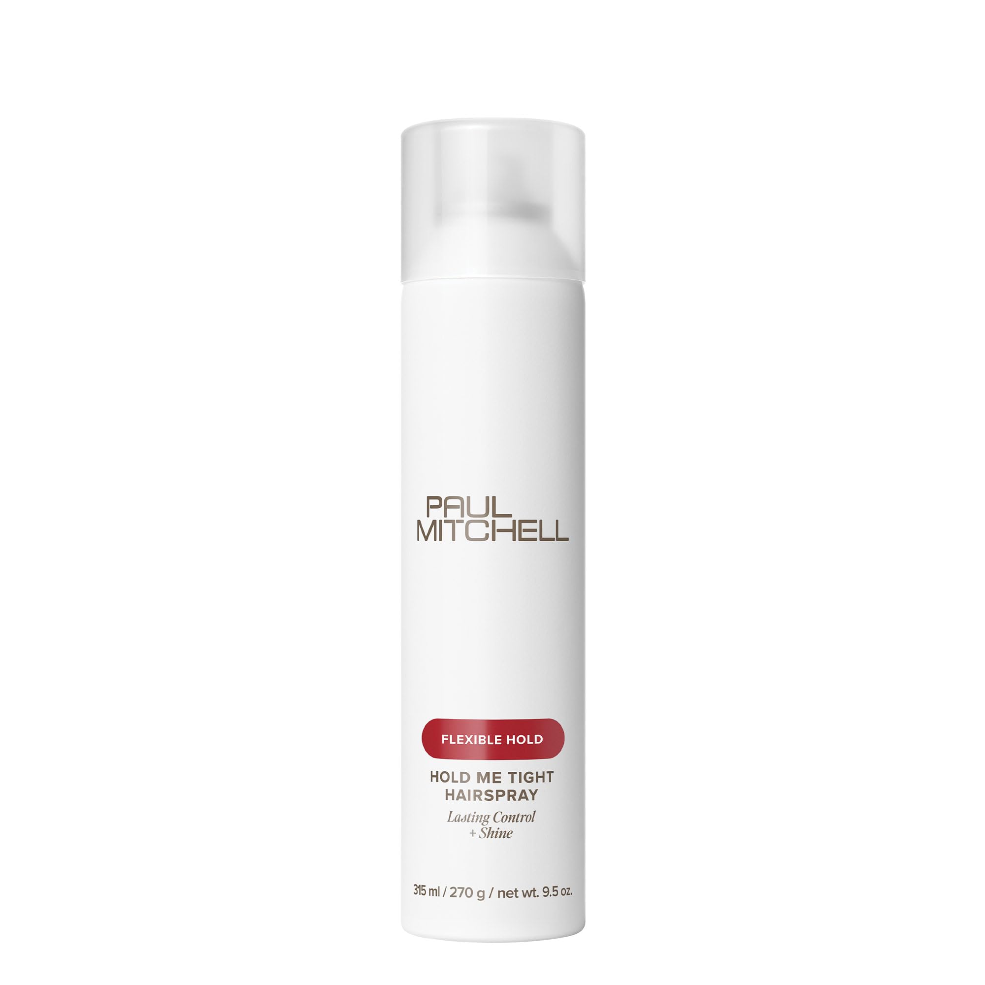 Paul Mitchell Hold Me Tight Hairspray, Flexible Hold, Lasting Control + Shine, For All Hair Types, Especially Fine to Medium Hair