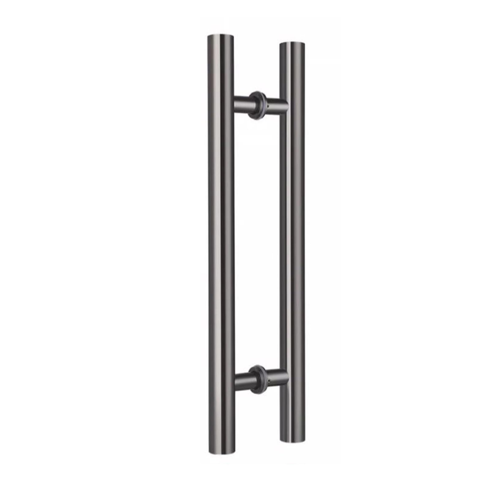 Poignée de porte en acier inoxydable gris 300 mm élégante et durable pour entrée