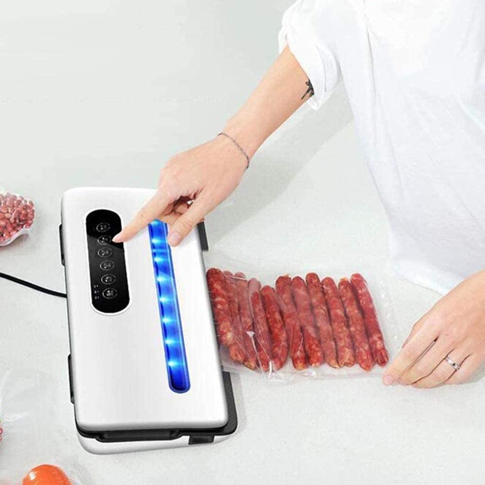Envasadora al vacío automática Sellador al vacío Automático Máquina selladora al vacío Sellador de alimentos automático para el hogar para ahorradores de alimentos Modos de alimentos secos