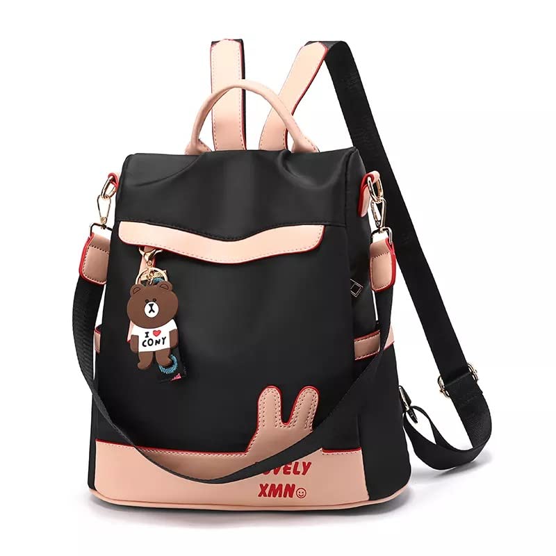 Backpack Purse for Women - Convertible Satchel Handbags Shoulder Bag,Anti-Theft Oxford Cloth Travel Daypack Zipper Bags for Ladies Girls