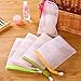 Soap Saving Bag Exfoliates Face Cleansing Foaming Net White with Drawstrings 2PCS Soap Bag Saving Bag Shower Bag Travel
