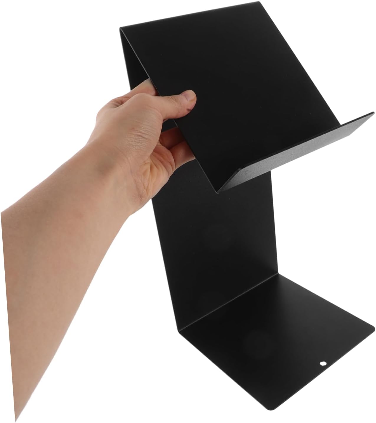 Alipis Heavy Duty Metal Book Holder Stand Adjustable Iron Book Display Easel for Kitchen Counter and Desktop for Cookbooks