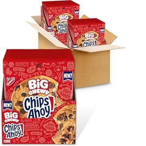 CHIPS AHOY! Big Chewy Chocolate Chip Cookies, 14 Snack Packs (1 Cookie Per Pack)