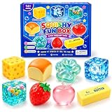 Plimto 8 Piece Squishy Fun Box Set, Sensory Fidget Toys for Teens & Adults
