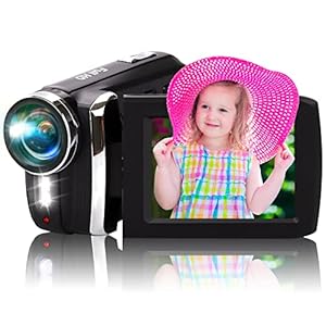 Video Camera Camcorder, Digital Video Camera for Kids, 1080P 36MP Vlogging Camera for YouTube, 2.8 inch Flip Screen Recording Camera, Up to 128G SD Card(Not Included)