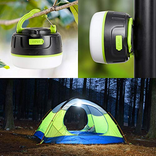 SP-Cow LED Camping Lantern, Mini Portable Rechargeable Tent Light, 5200mAh Power Bank, IP65 Waterproof, USB Rechargeable Camping Lamp, Magnetic Night Light Emergency Light for Camping, Hiking - Image 3