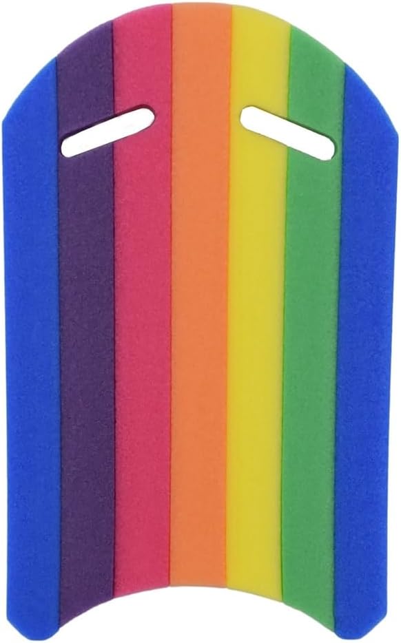 Kids Adults Rainbow Swimming Kickboard Foam Float Kick Board Pool Training Aid Float Hand Foam Board Tool