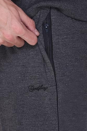 Image of GODFREY Zipper Track Suit For Man Winter Wear High Neck Cotton Tracksuit- Co ords For Men Regular Fit