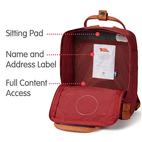 Image of Fjallraven Kanken Mini Ox Red /Goose Eye One Size