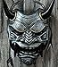 Produktbild tripple_777 Samurai Assassin Demon Oni Airsoft Maske BB Gun Halloween Kostüm Ninja Warrior Evil Cosplay Silber DA04
