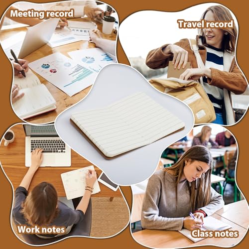 Carnet de poche marron petit format bloc-notes portable lot de 36 - 7